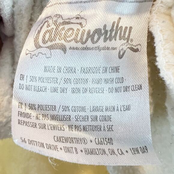 Disney x Cakeworthy Princess Sweatshirt‎ Women’s Small Cream - Picture 4 of 5